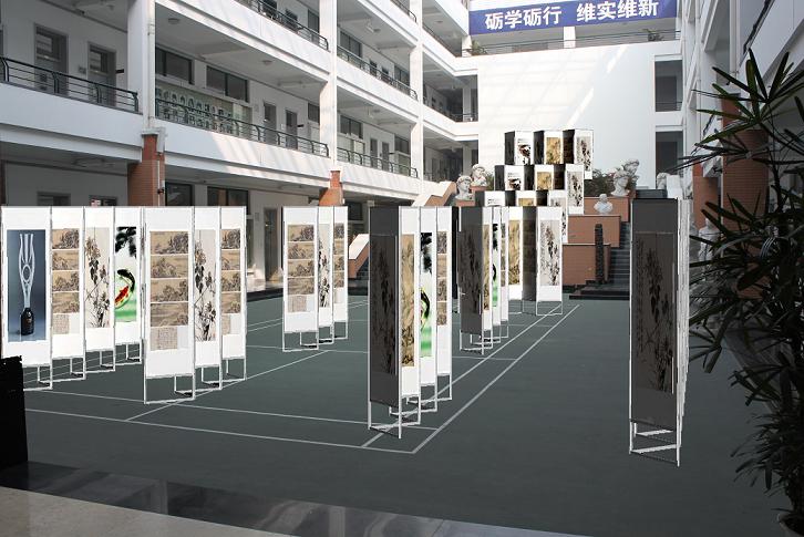 展覽屏風(fēng)，展覽隔斷，展示分隔墻，展覽折疊屏風(fēng) 